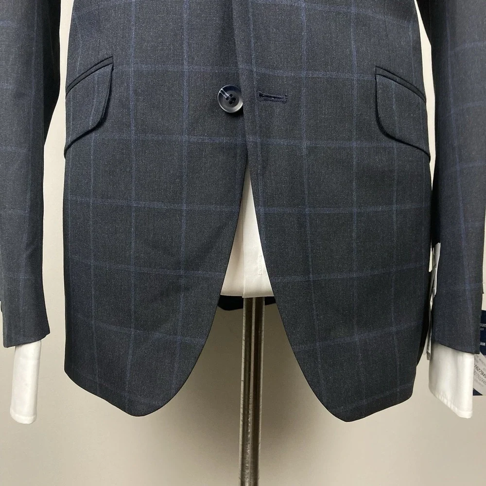 Kenneth Cole Reaction Slim-Fit‎ Stretch Suit Separate Jacket Size 38R E081212
